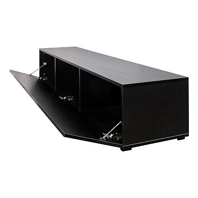Trikiousd Wall Mounted Floating TV Stand with Storage Cabinets for Living Room & Bedroom