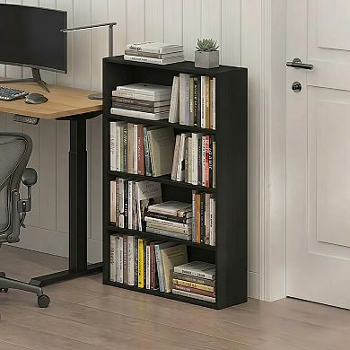 Four Tier Open Shelf Bookcase Storage Organizer