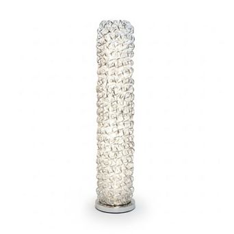 54"H Artsy LED Aluminum Wire Wrapped Decorative Column Lamp