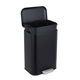 Garvee 13 gal Kitchen Trash Can, Step Garbage Can with Soft-Close Lid