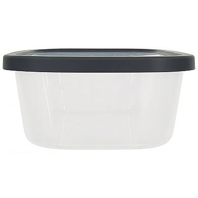 8-Piece Plastic Food Storage Container Set with Lids