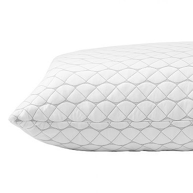 Luxury Hotel Bed Pillow with Adjustable Memory Foam Fill and Natural Fiber Pillowcase