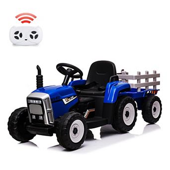 12V Kids Ride On Tractor,Battery Powered Electric Tractor