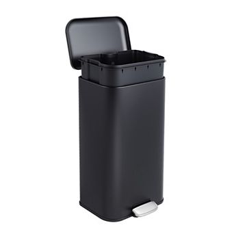 Garvee 8 gal Kitchen Trash Can, Step Garbage Can with Soft-Close Lid