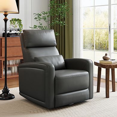 Adult Manual Recliner Chair with 360° Swivel