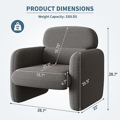 Modern Upholstered Accent Chair