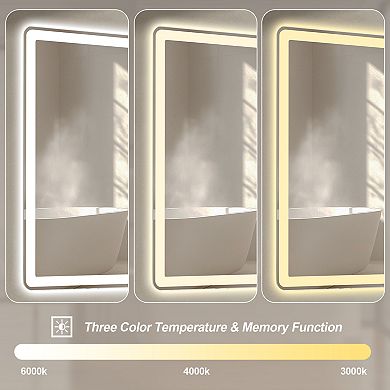 28 in.* 60 in.LED Bathroom Mirror for Bathroom Wall Decor