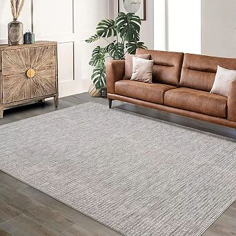 Washable Geometric Area Rug, Non-Slip Ultra Thin Soft Stain Resistant