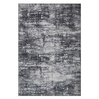 Washable Abstract Fluffy Rug - Soft Plush Accent Carpet for Home