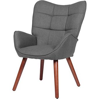 Mid Century Modern Upholstered Accent Chair for Living Room, Dining Room, or Kitchen