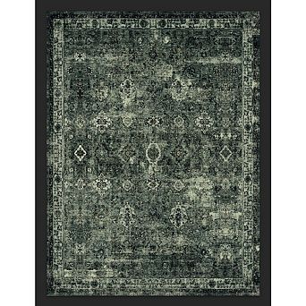Washable Vintage Floral Large Area Rug Boho Non-Slip Foldable Carpet Accent Super Soft Thin Printed
