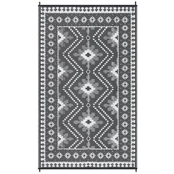 Waterproof Reversible Outdoor Rug Vintage Diamond Plastic Straw Mat Durable Easy Clean Carpet