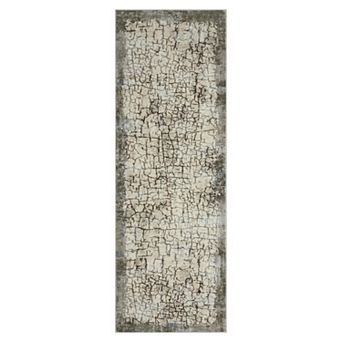 Washable Stain Resistant Abstract Area Rug for Hallway Non Slip Non Shedding Carpet