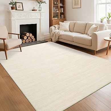 Large Area Rugs Machine Washable Area Rugs Modern Solid Color Floor Cover Non Slip Low Pile Carpet