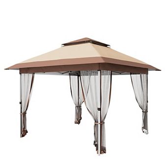 Pop Up Gazebo, Outdoor Canopy Tent With Mosquito Netting, Pop Up Canopy Tent