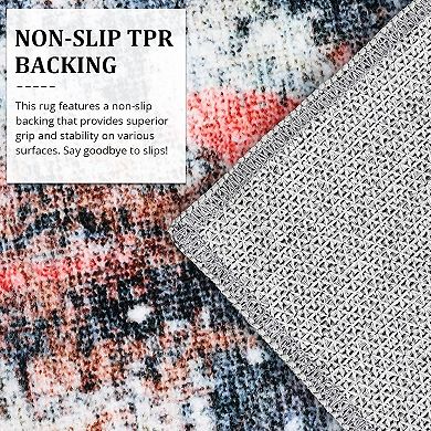 Modern Abstract Rugs - Machine Washable, Non-Slip & Stain Resistant,Soft Touch, and Stylish