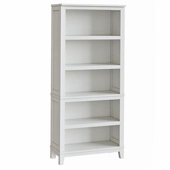 Adjustable 5 tier Bookshelf for Home Office, Tall 71" Wooden Bookcase with Open Storage Shelves