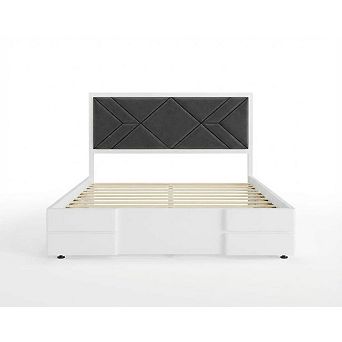 ANIXOL Upholstered Platform Bed Frame