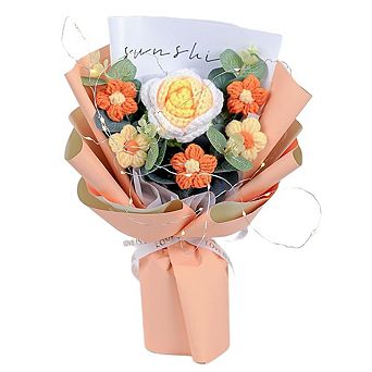 Crochet Rose Bouquet Handmade Gift for Wedding Graduation