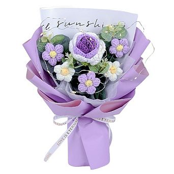 Crochet Rose Bouquet Handmade Gift for Wedding Graduation