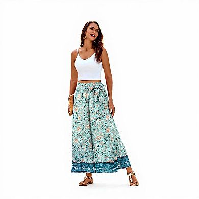 Elastic Waist Palazzo Pants for Women