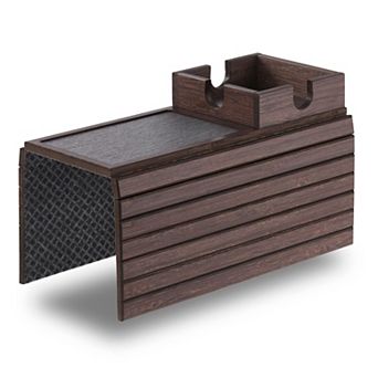 Anti-Slip Couch Armrest Tray with Organizer