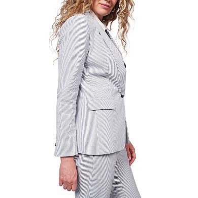 The Empower Seersucker Tux Blazer