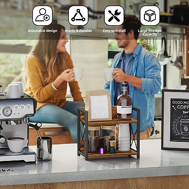 Countertop 2 Tier Spice Rack Organizer