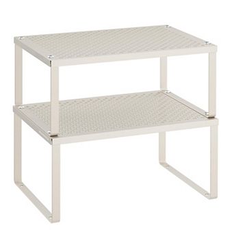 Metal Stackable Expandable Cabinet Countertop Spice Organizer Rack