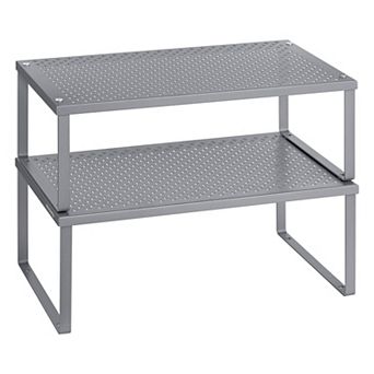 Metal Stackable Expandable Cabinet Countertop Spice Organizer Rack