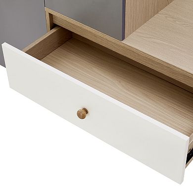 Trikiousd Storage Shoe Bench Cabinets Shelves Organizer Cabinets with 6-Tier Adjustable Shelves