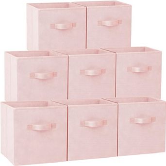 Storage Cubes Fabric Bins Closet Organizer Collapsible Baskets