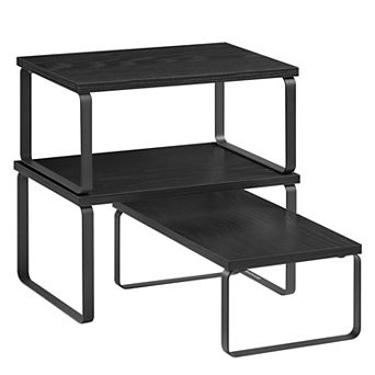 Stackable Expandable Cabinet Organizer Shelf Kitchen Counter Storage