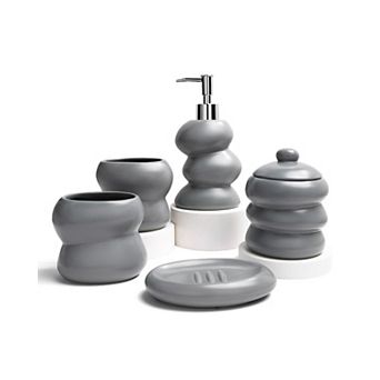 Ceramic Irregular Bathroom Set Minimalist Vanity Decor