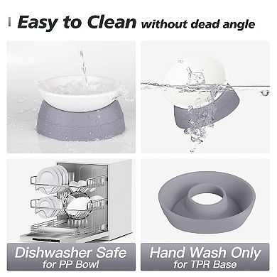 Thick Plastic Elevated Dish