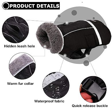Warm Fleece Dog Winter Coat