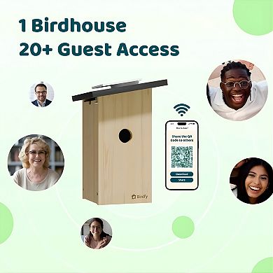 Birdfy Solar Powered Smart Bird House With Camera