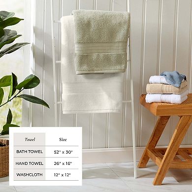 Madelinen 6-Piece Cotton Plush Towel Set