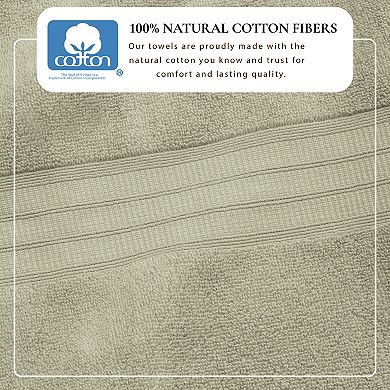 Madelinen 6-Piece Cotton Plush Towel Set