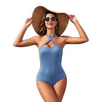 Womens Halter Neck Sleeveless Jumpsuit Bodycon Backless Beach Vacation Mini Short Romper