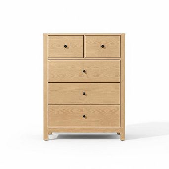 Modern 5 Drawer Dresser for Bedroom Tall Wooden Chest,Drawers for Entryway, Hallway, Home Office