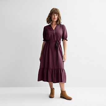 Women's Sonoma Goods For Life® Tiered Midi Dress