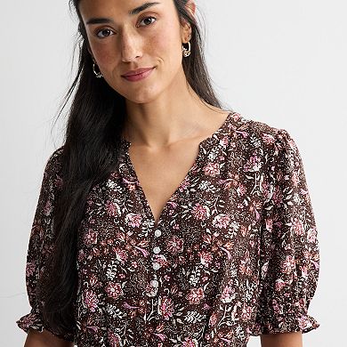 Petite Sonoma Goods For Life® Tiered Midi Dress