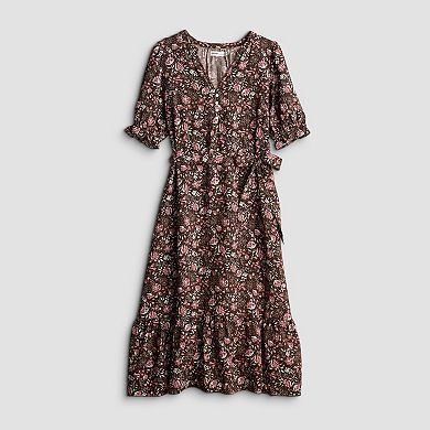 Petite Sonoma Goods For Life® Tiered Midi Dress