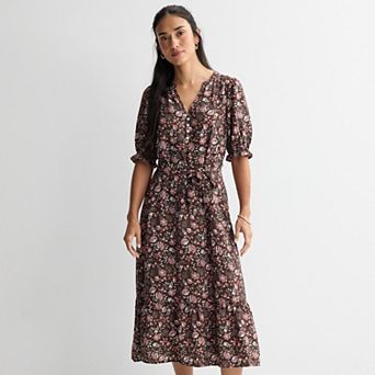 Petite Sonoma Goods For Life® Tiered Midi Dress