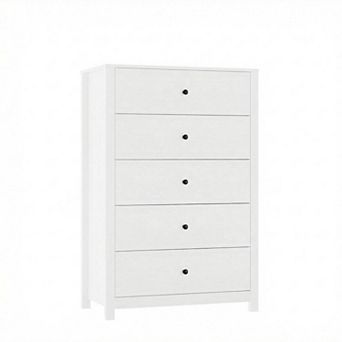 5 Dresser for Bedroom Modern Wood Storage Dresser with Deep Drawers for Living Room, Hallway