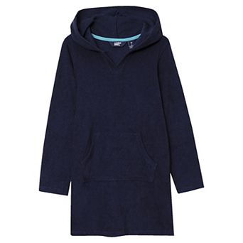 Girls 2-20 Lands' End Long Sleeve Hooded Terry Cloth Swimsuit Cover-Up