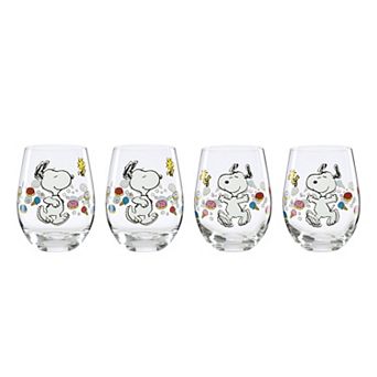 Lenox Chef Snoopy 4-Pack Tumblers Set
