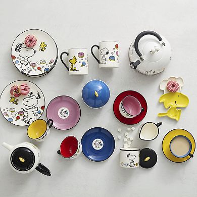 Lenox Chef Snoopy 4-Piece Tea Cup and Saucer Set
