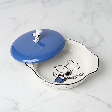 Lenox Chef Snoopy Covered Casserole Dish
